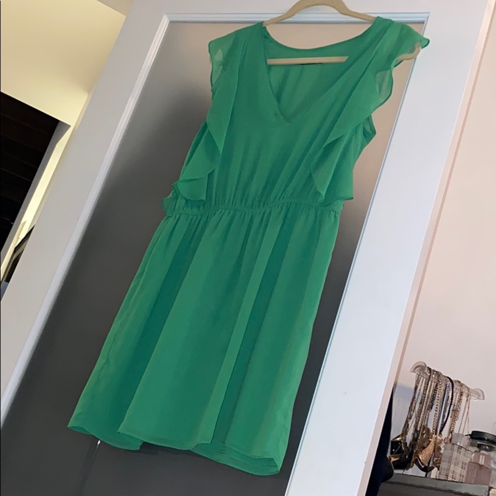 Green Zara dress